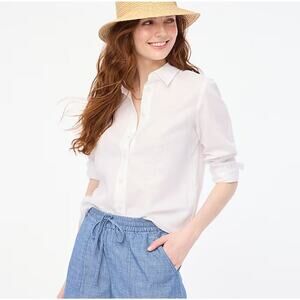 J. Crew Factory White Button Down Shirt